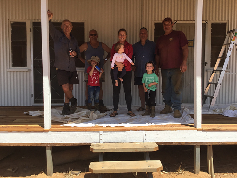 Volunteers assist drought affected farmers