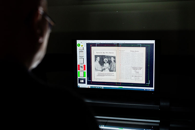 RSL QLD newsletter on computer screen