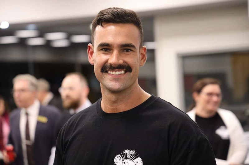 Army veteran and founder of Brothers and Books, Dylan Conway.