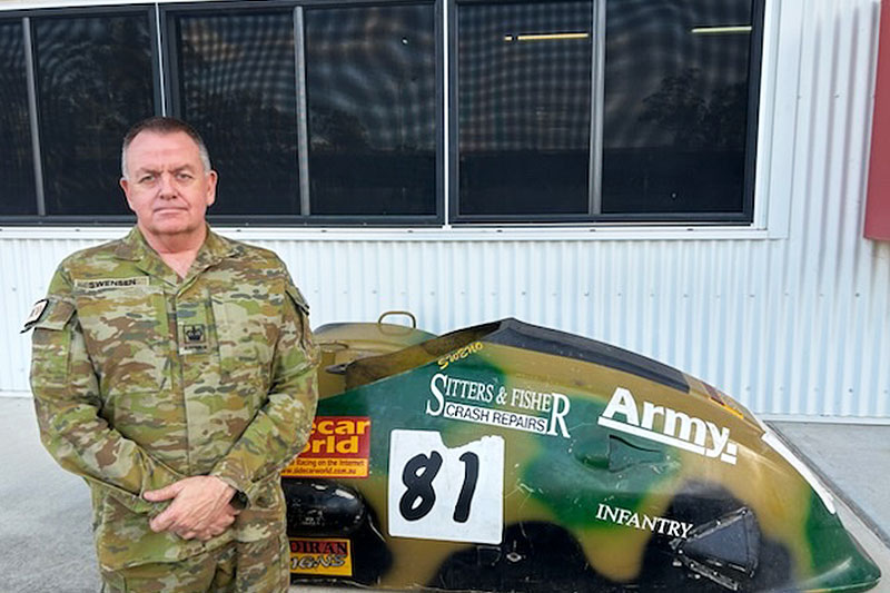 John Swensen has rediscovered has passion for sidecar racing