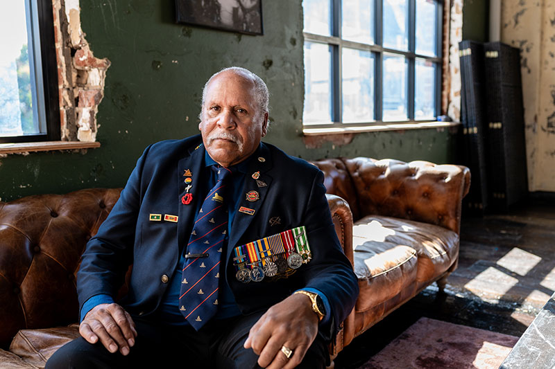 Coorparoo RSL Sub Branch member John Burns 