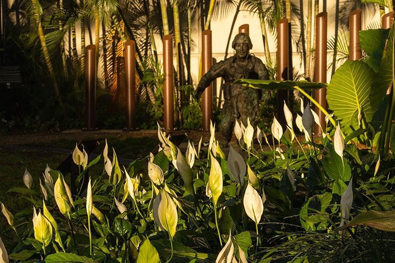 Image of the 42 for 42 Memorial Garden